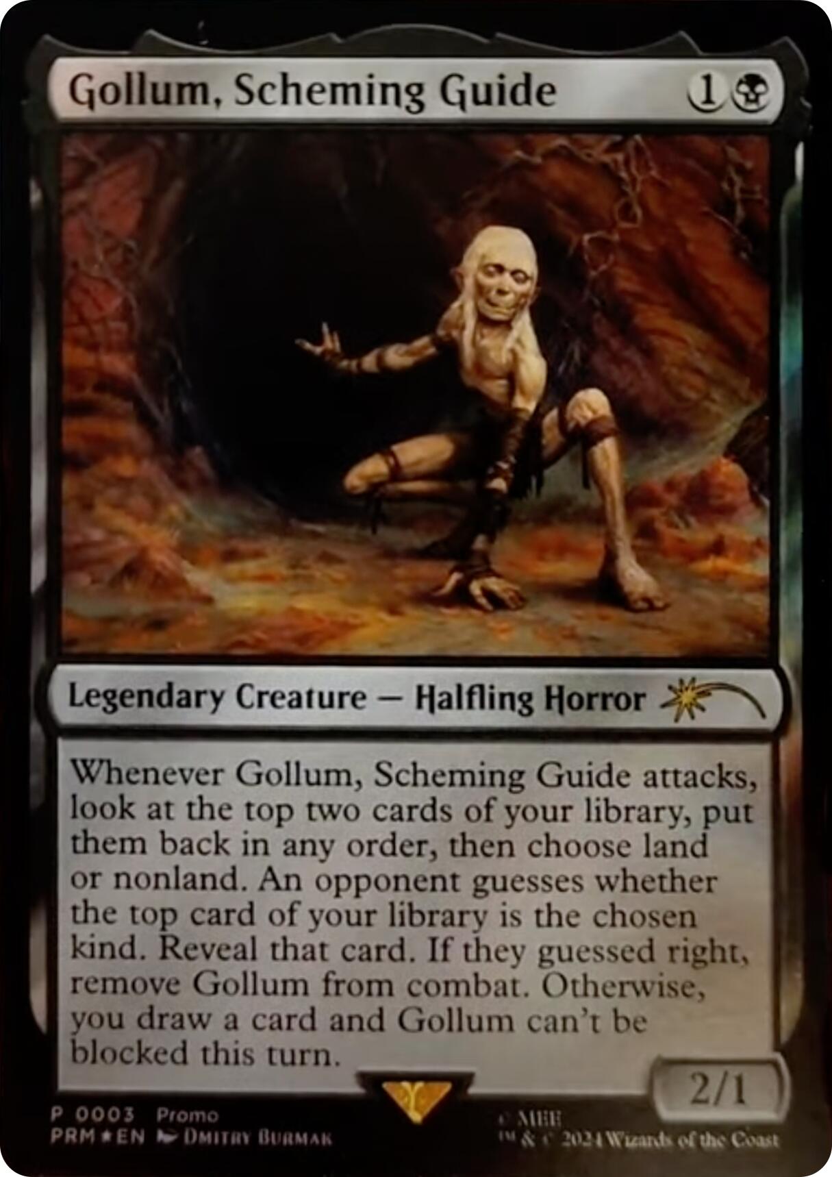 Gollum, Scheming Guide [Resale Promos] | Exor Games Truro