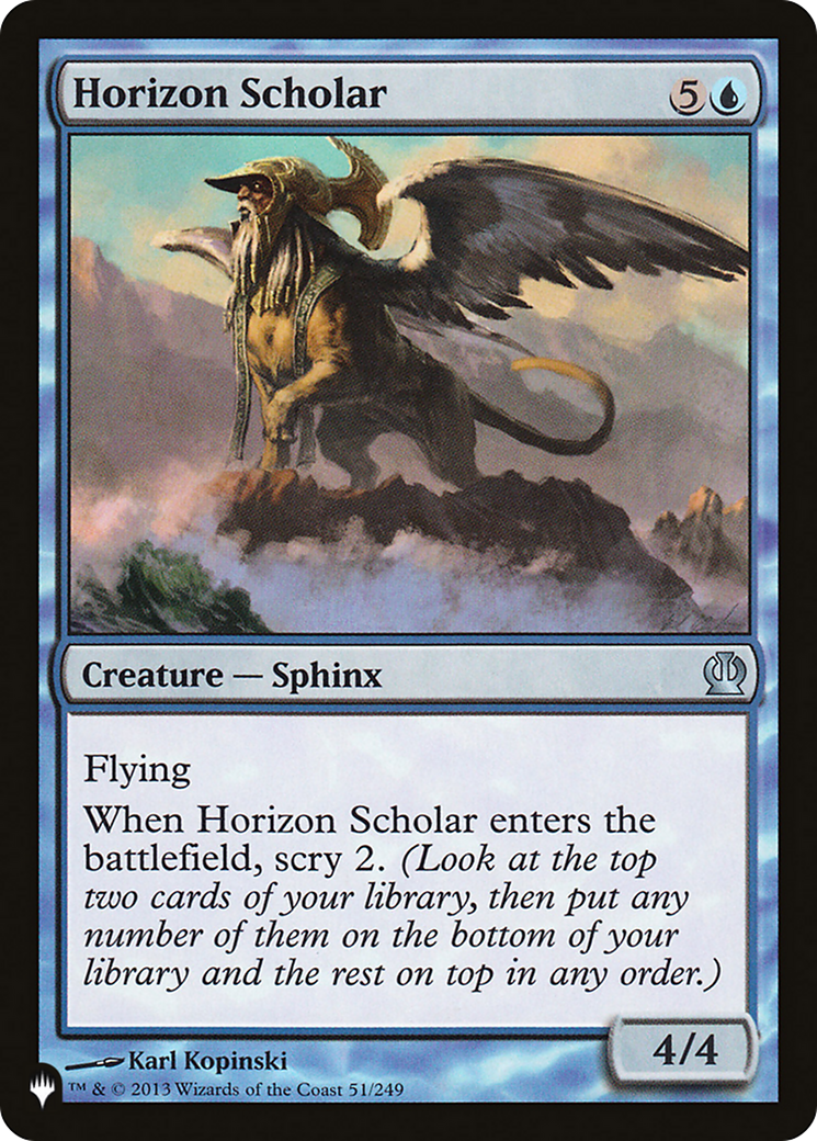 Horizon Scholar [The List] | Exor Games Truro