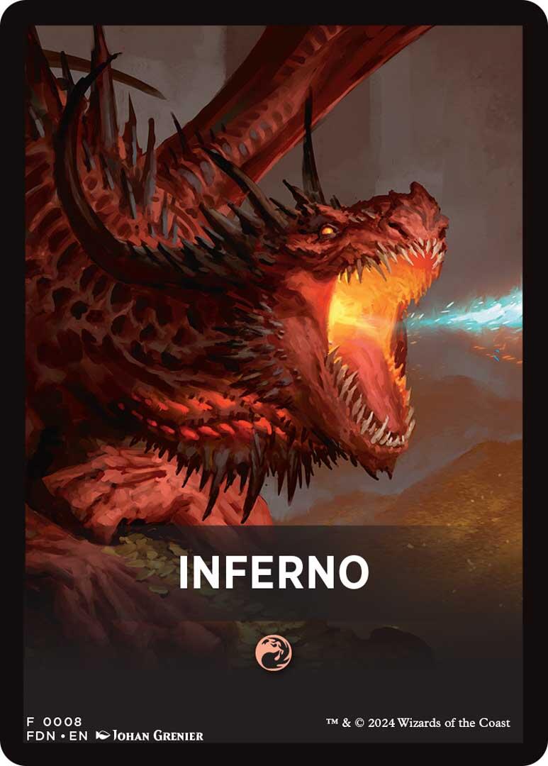 Inferno Theme Card [Foundations Tokens] | Exor Games Truro