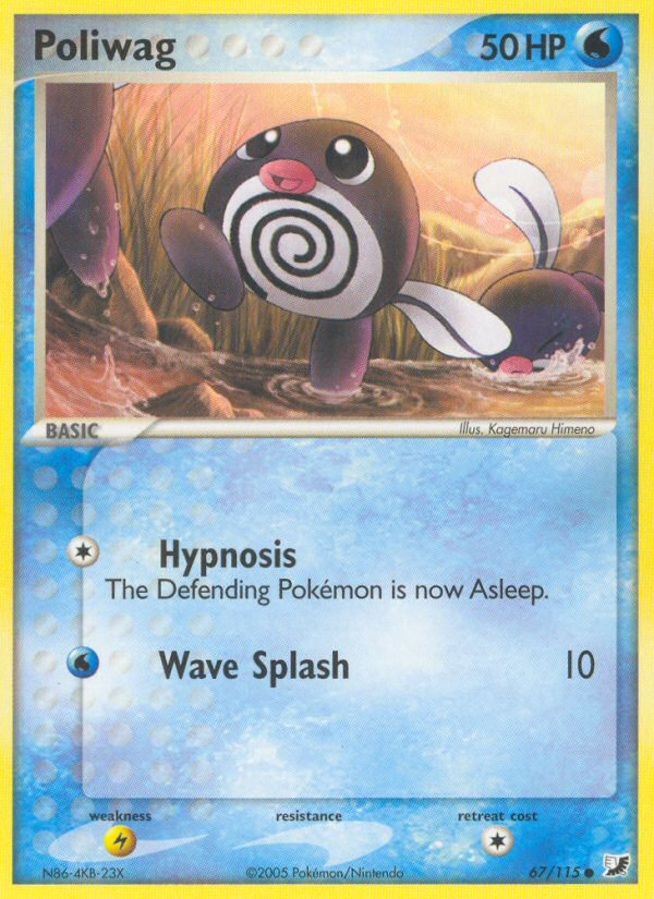 Poliwag (67/115) [EX: Unseen Forces] | Exor Games Truro