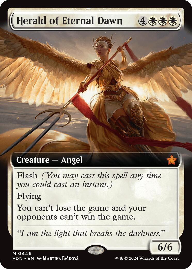Herald of Eternal Dawn (Extended Art) [Foundations] | Exor Games Truro