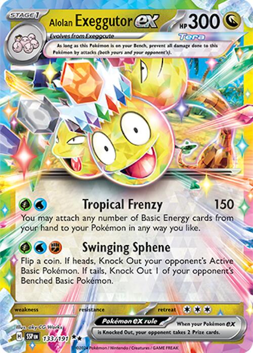 Alolan Exeggutor ex (133/191) [Scarlet & Violet: Surging Sparks] | Exor Games Truro