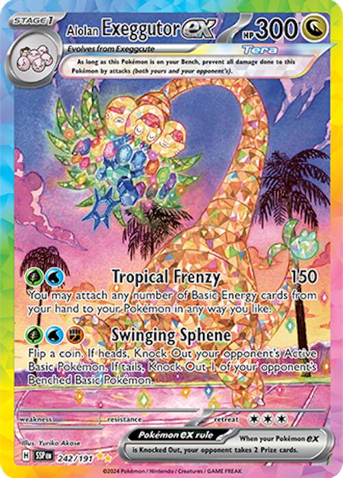 Alolan Exeggutor ex (242/191) [Scarlet & Violet: Surging Sparks] | Exor Games Truro