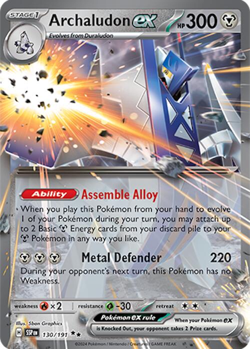 Archaludon ex (130/191) [Scarlet & Violet: Surging Sparks] | Exor Games Truro