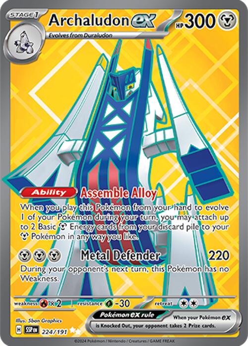 Archaludon ex (224/191) [Scarlet & Violet: Surging Sparks] | Exor Games Truro