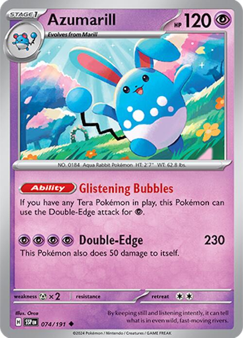 Azumarill (074/191) [Scarlet & Violet: Surging Sparks] | Exor Games Truro