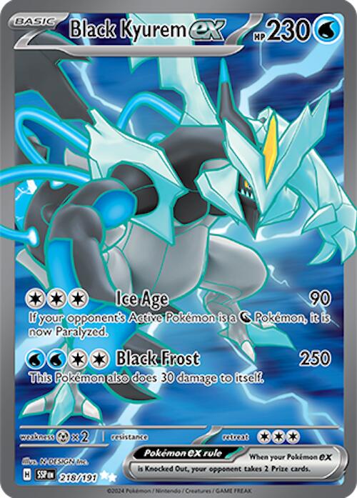 Black Kyurem ex (218/191) [Scarlet & Violet: Surging Sparks] | Exor Games Truro