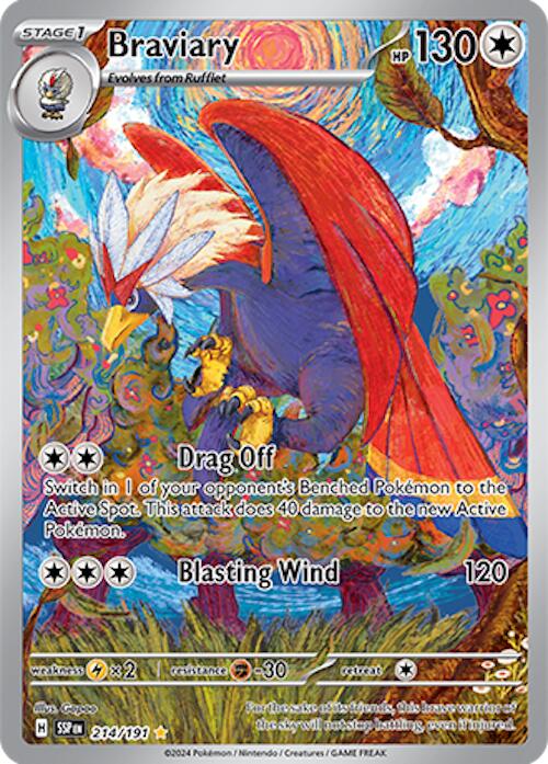 Braviary (214/191) [Scarlet & Violet: Surging Sparks] | Exor Games Truro