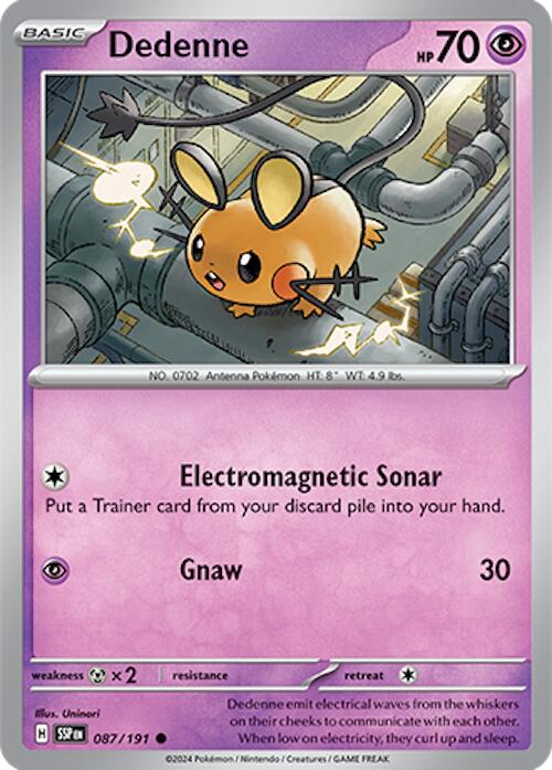 Dedenne (087/191) [Scarlet & Violet: Surging Sparks] | Exor Games Truro