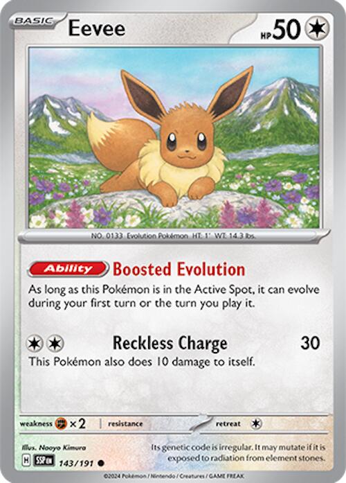 Eevee (143/191) [Scarlet & Violet: Surging Sparks] | Exor Games Truro