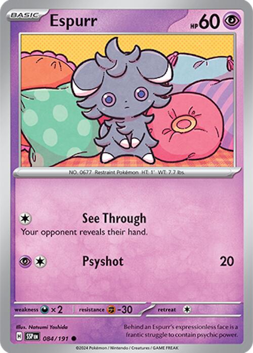 Espurr (084/191) [Scarlet & Violet: Surging Sparks] | Exor Games Truro