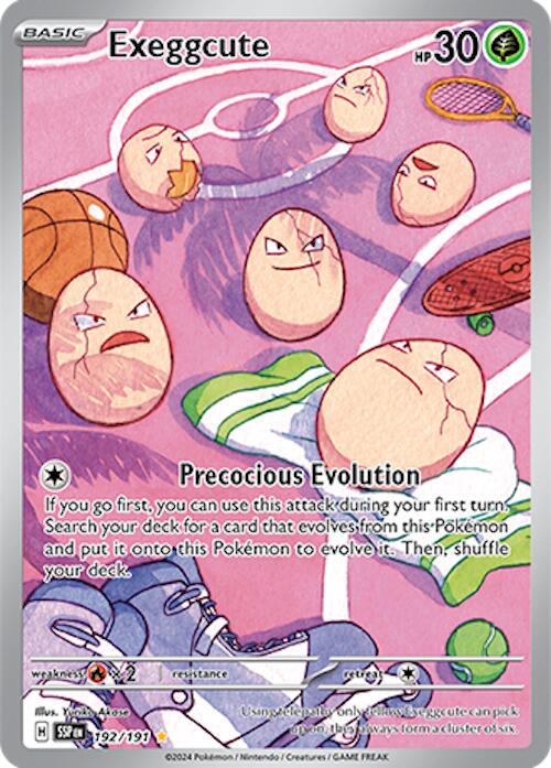 Exeggcute (192/191) [Scarlet & Violet: Surging Sparks] | Exor Games Truro