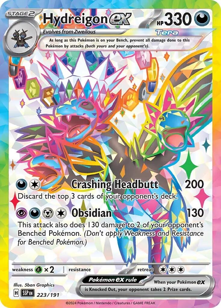 Hydreigon ex (223/191) [Scarlet & Violet: Surging Sparks] | Exor Games Truro