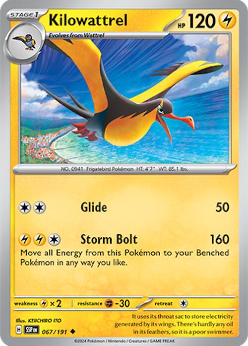 Kilowattrel (067/191) [Scarlet & Violet: Surging Sparks] | Exor Games Truro