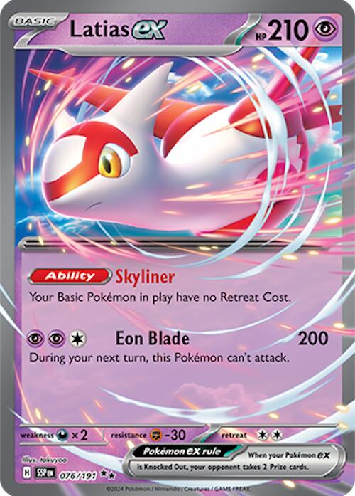 Latias ex (076/191) [Scarlet & Violet: Surging Sparks] | Exor Games Truro