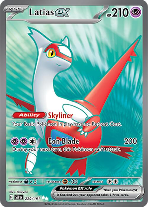 Latias ex (220/191) [Scarlet & Violet: Surging Sparks] | Exor Games Truro