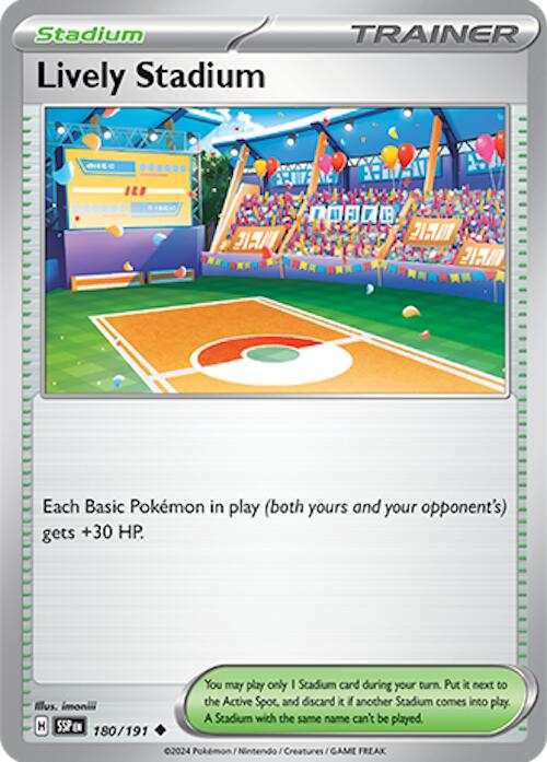 Lively Stadium (180/191) [Scarlet & Violet: Surging Sparks] | Exor Games Truro