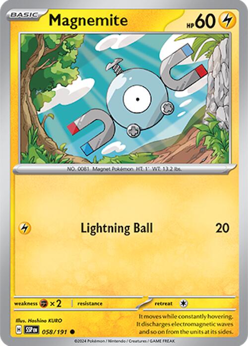 Magnemite (058/191) [Scarlet & Violet: Surging Sparks] | Exor Games Truro