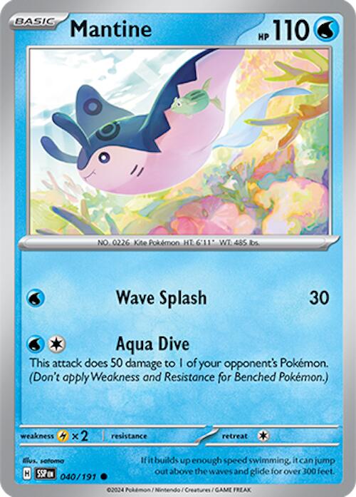 Mantine (040/191) [Scarlet & Violet: Surging Sparks] | Exor Games Truro