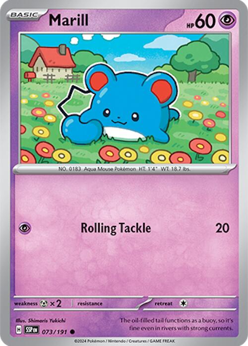 Marill (073/191) [Scarlet & Violet: Surging Sparks] | Exor Games Truro