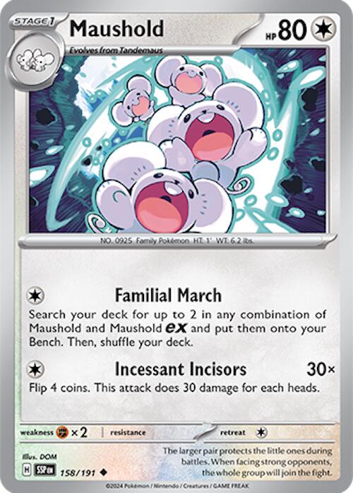 Maushold (158/191) [Scarlet & Violet: Surging Sparks] | Exor Games Truro