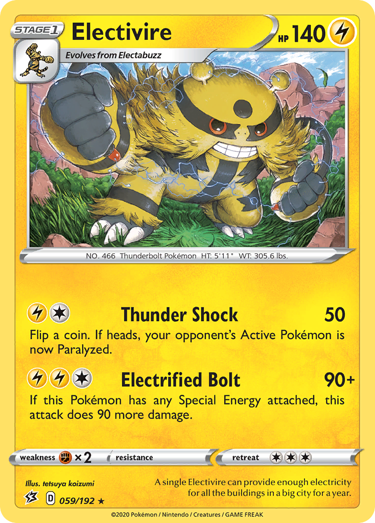 Electivire (059/192) [Sword & Shield: Rebel Clash] | Exor Games Truro