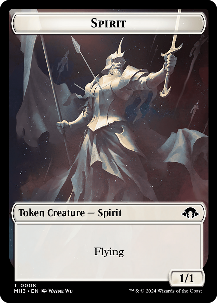 Eldrazi Spawn // Spirit (0008) Double-Sided Token [Modern Horizons 3 Tokens] | Exor Games Truro