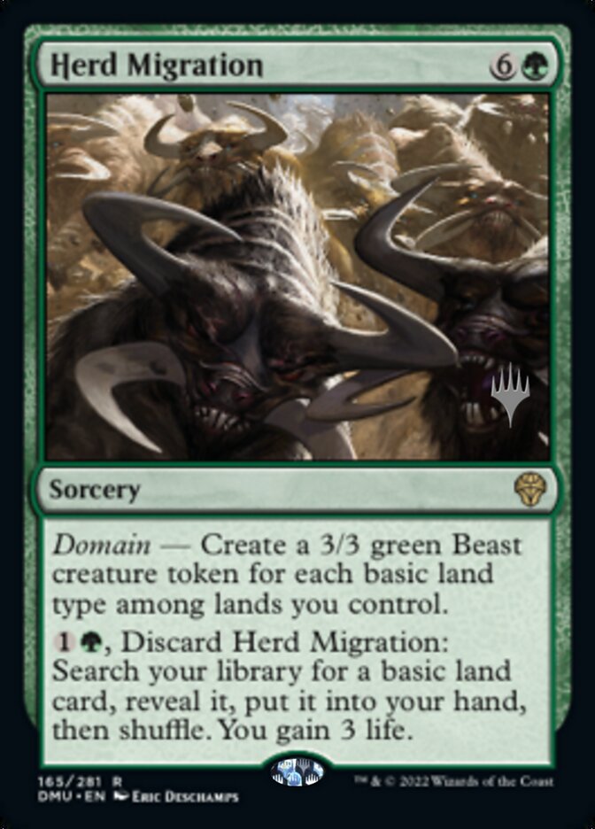 Herd Migration (Promo Pack) [Dominaria United Promos] | Exor Games Truro