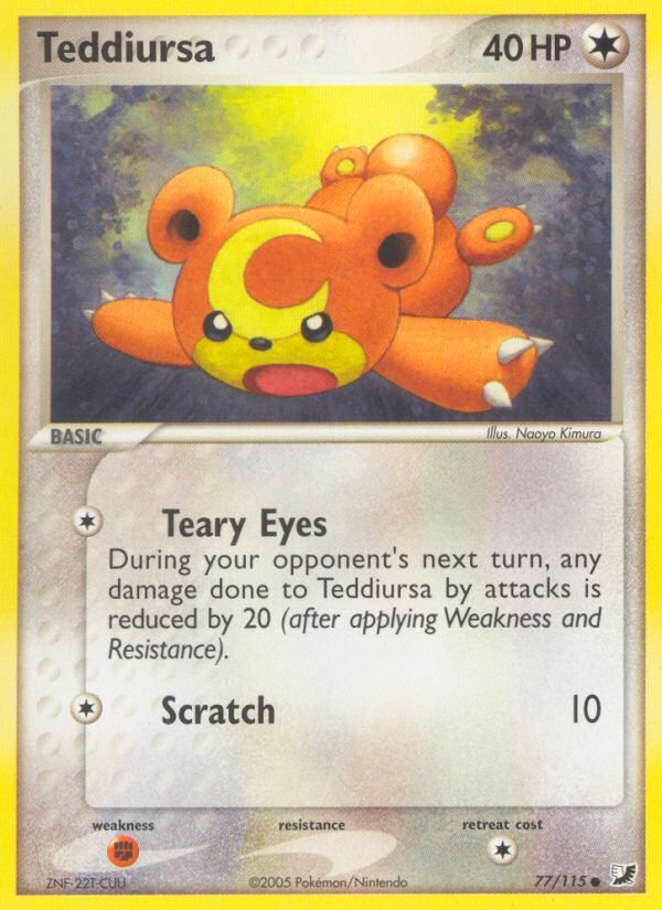 Teddiursa (77/115) [EX: Unseen Forces] | Exor Games Truro