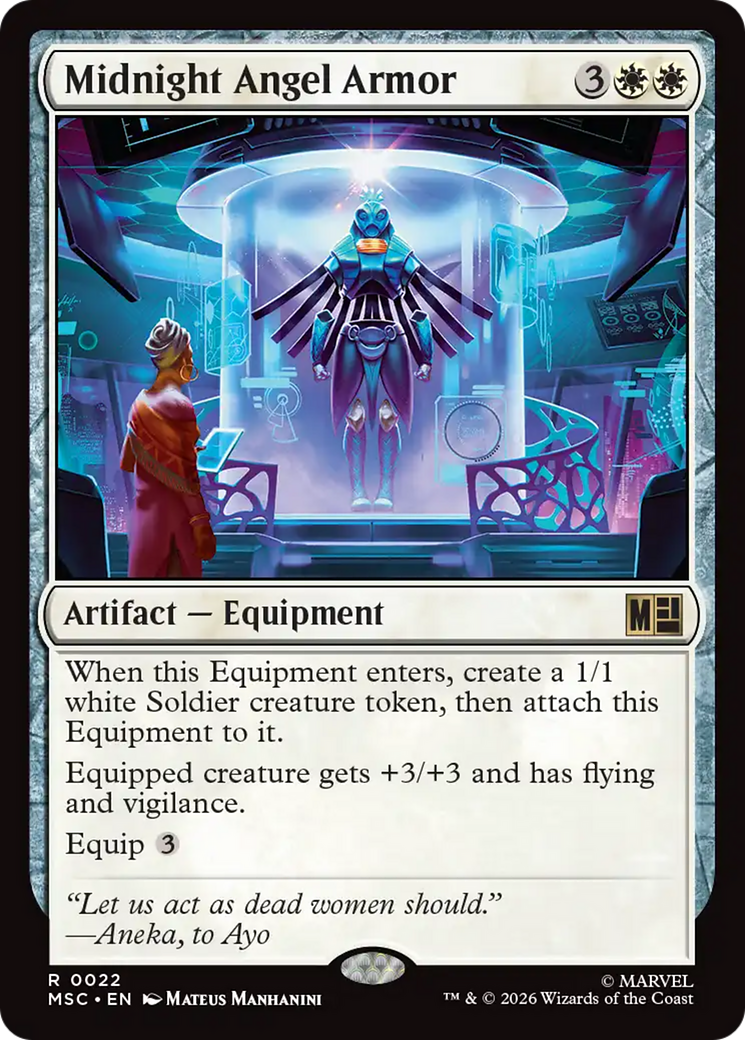 Midnight Angel Armor (Surge Foil) [Marvel Super Heroes Commander] | Exor Games Truro