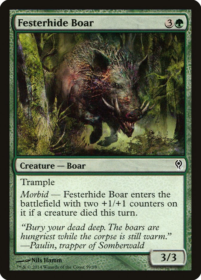 Festerhide Boar [Duel Decks: Jace vs. Vraska] | Exor Games Truro