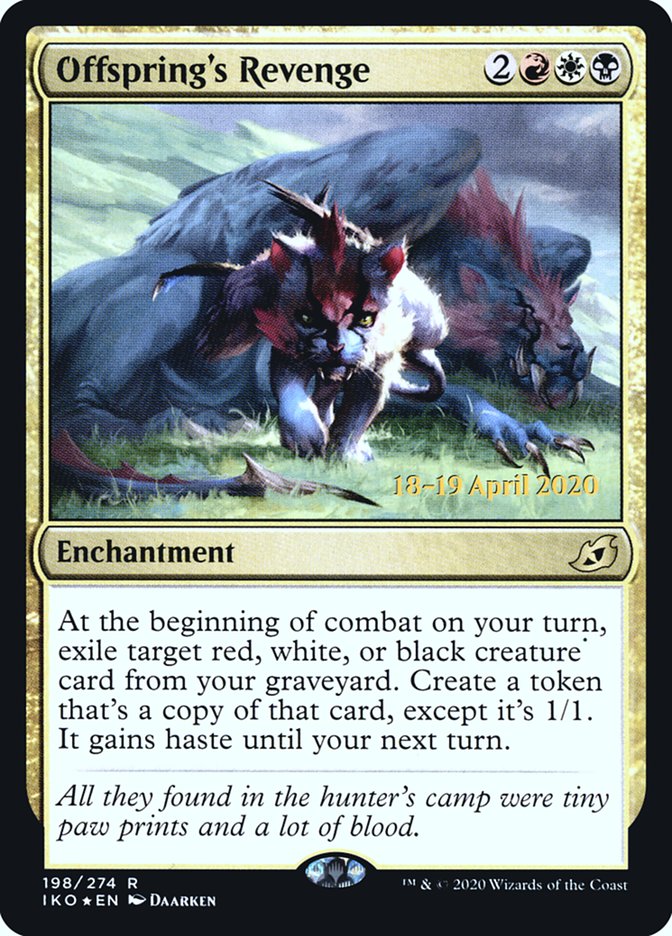 Offspring's Revenge [Ikoria: Lair of Behemoths Prerelease Promos] | Exor Games Truro