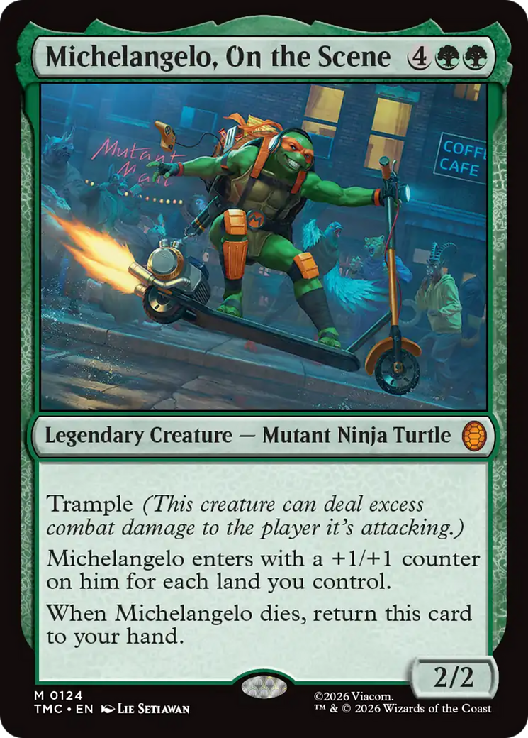 Michelangelo, On the Scene [Teenage Mutant Ninja Turtles Commander] | Exor Games Truro