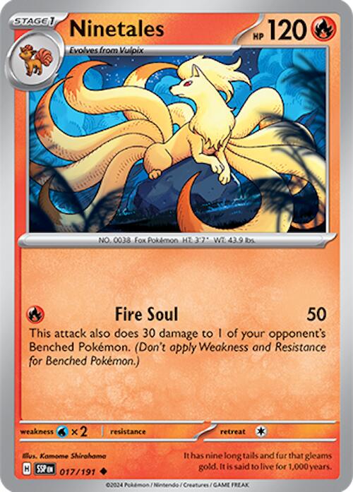 Ninetales (017/191) [Scarlet & Violet: Surging Sparks] | Exor Games Truro