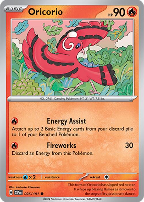 Oricorio (026/191) [Scarlet & Violet: Surging Sparks] | Exor Games Truro