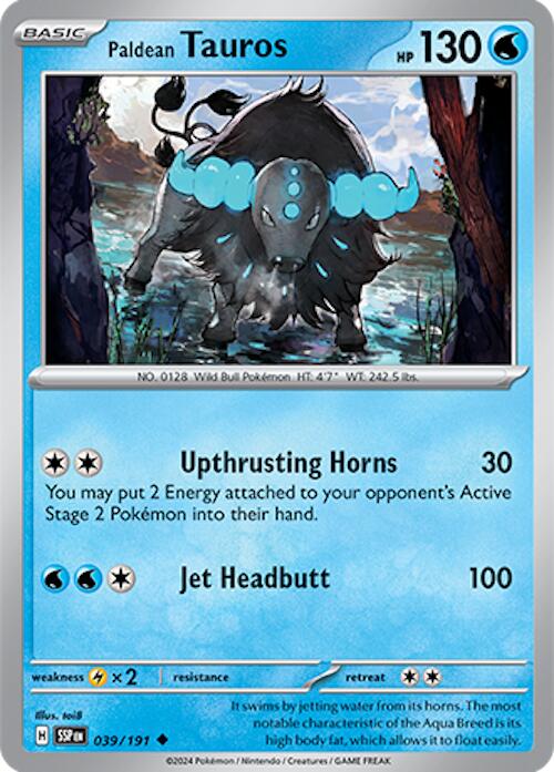Paldean Tauros (039/191) [Scarlet & Violet: Surging Sparks] | Exor Games Truro