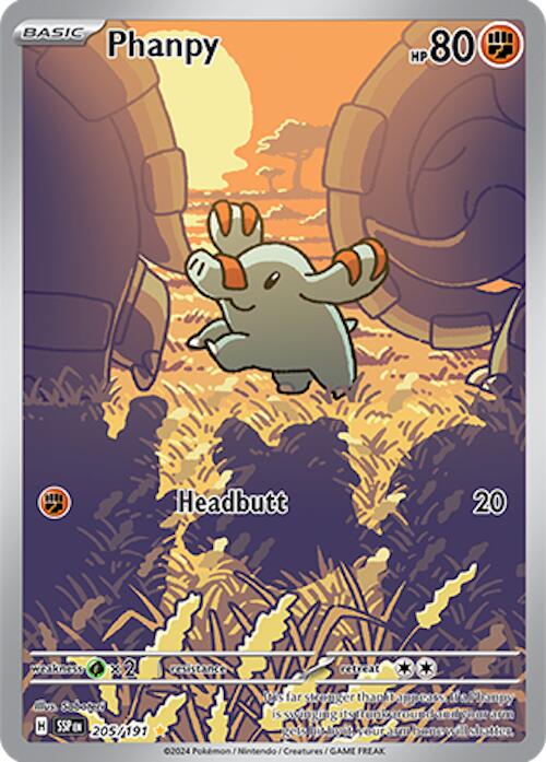 Phanpy (205/191) [Scarlet & Violet: Surging Sparks] | Exor Games Truro