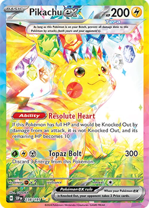 Pikachu ex (238/191) [Scarlet & Violet: Surging Sparks] | Exor Games Truro