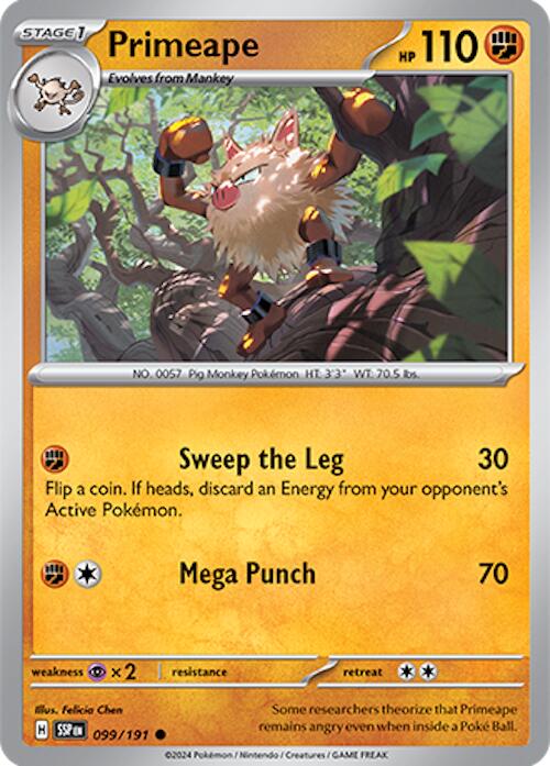 Primeape (099/191) [Scarlet & Violet: Surging Sparks] | Exor Games Truro