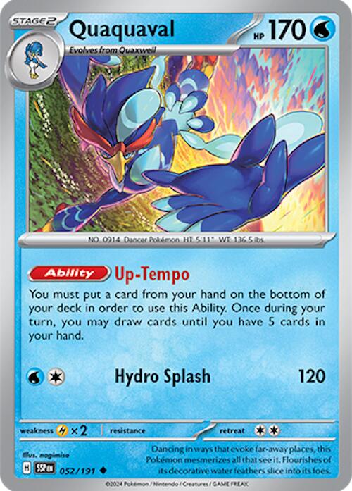 Quaquaval (052/191) [Scarlet & Violet: Surging Sparks] | Exor Games Truro