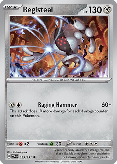Registeel (125/191) [Scarlet & Violet: Surging Sparks] | Exor Games Truro