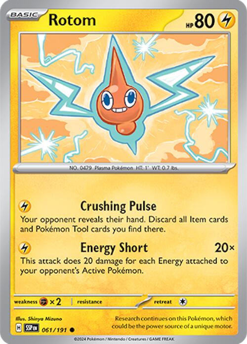 Rotom (061/191) [Scarlet & Violet: Surging Sparks] | Exor Games Truro