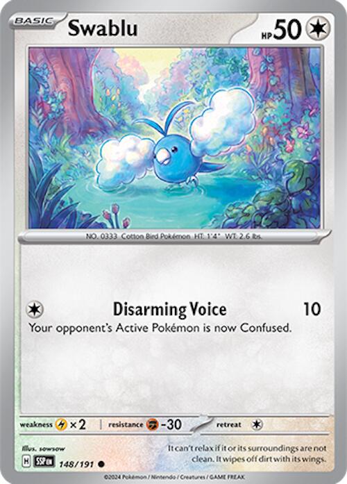 Swablu (148/191) [Scarlet & Violet: Surging Sparks] | Exor Games Truro