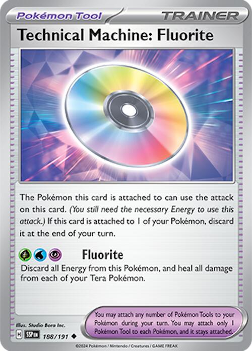 Technical Machine: Fluorite (188/191) [Scarlet & Violet: Surging Sparks] | Exor Games Truro