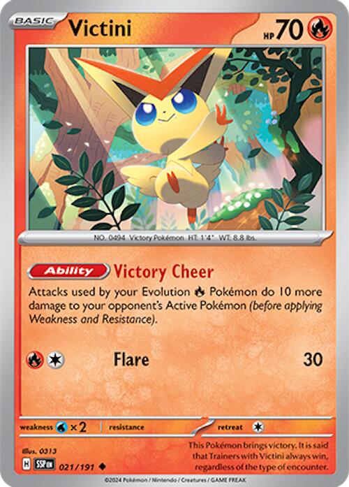 Victini (021/191) [Scarlet & Violet: Surging Sparks] | Exor Games Truro