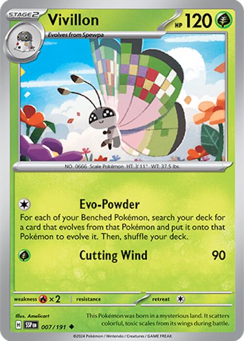 Vivillon (007/191) [Scarlet & Violet: Surging Sparks] | Exor Games Truro