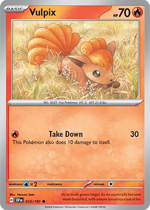 Vulpix (016/191) [Scarlet & Violet: Surging Sparks] | Exor Games Truro