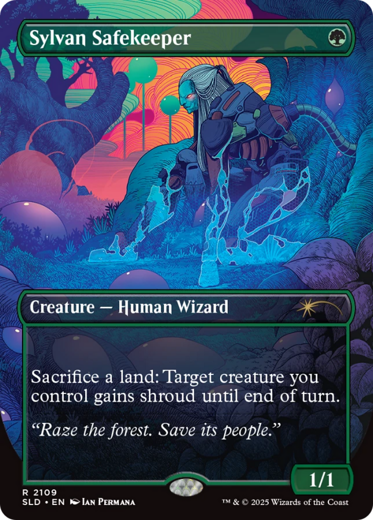 Sylvan Safekeeper (Galaxy Foil) [Secret Lair Drop Series] | Exor Games Truro