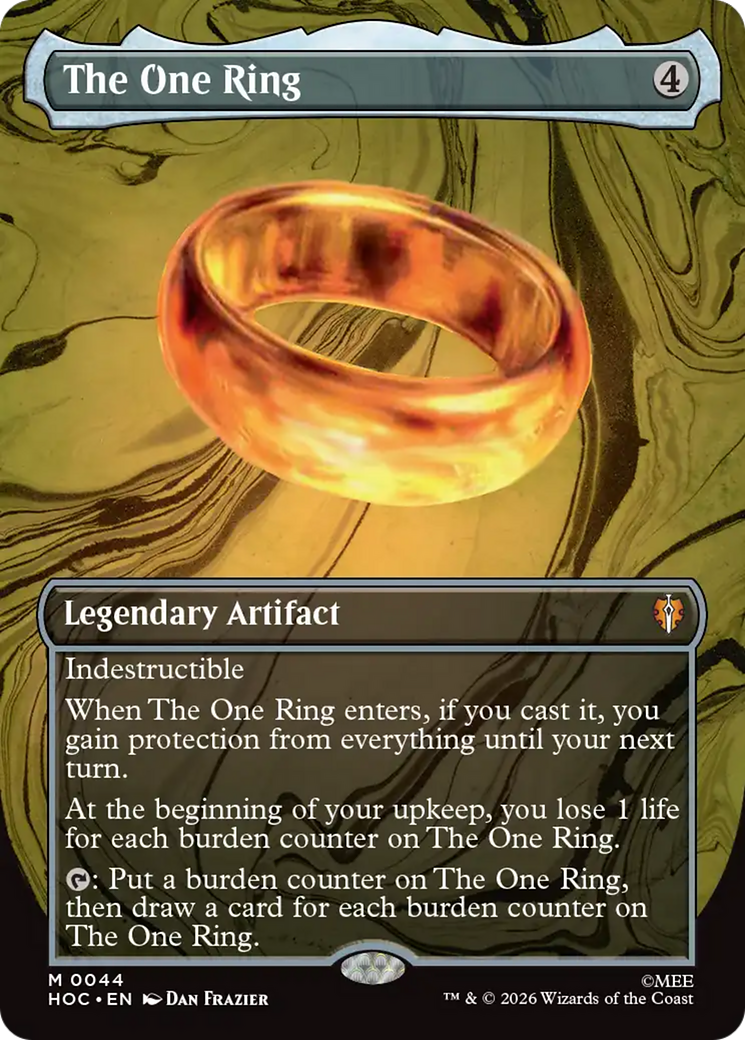 The One Ring (Borderless) [The Hobbit] | Exor Games Truro