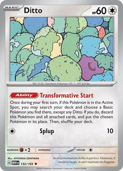 Ditto (132/165) (Non-Holo) [Scarlet & Violet 151] | Exor Games Truro